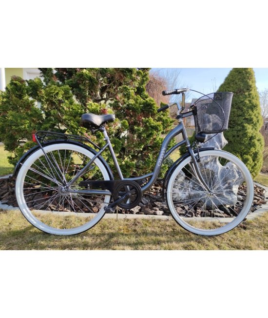 MATEO ECO RETRO BICYKEL 26" / 28" ČIERNY 2022 